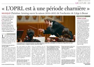 L'OPRL est à une période charnière