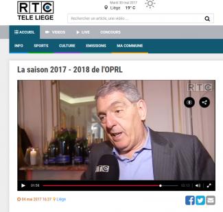 La saison 2017 - 2018 de l'OPRL sur RTC Télé-Liège